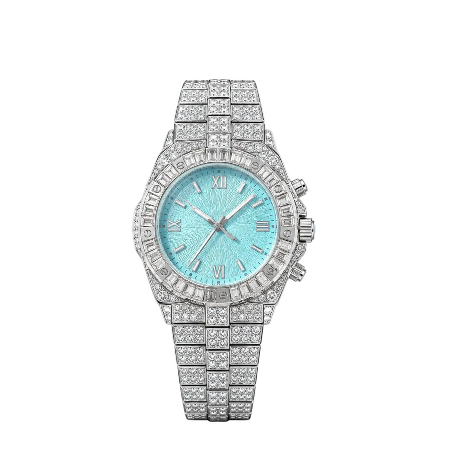 ICED NUMERALS — Blue